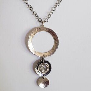 EUC Vintage Silpada 925 Sterling Silver Necklace with Pendant